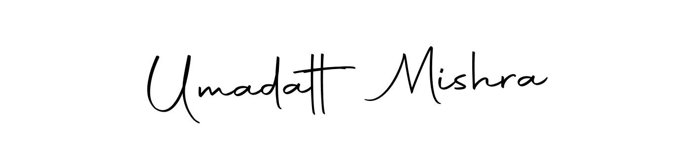 Design your own signature with our free online signature maker. With this signature software, you can create a handwritten (Autography-DOLnW) signature for name Umadatt Mishra. Umadatt Mishra signature style 10 images and pictures png