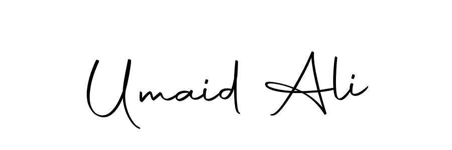 Create a beautiful signature design for name Umaid Ali. With this signature (Autography-DOLnW) fonts, you can make a handwritten signature for free. Umaid Ali signature style 10 images and pictures png