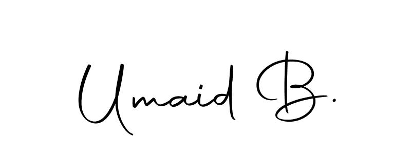 Once you've used our free online signature maker to create your best signature Autography-DOLnW style, it's time to enjoy all of the benefits that Umaid B. name signing documents. Umaid B. signature style 10 images and pictures png