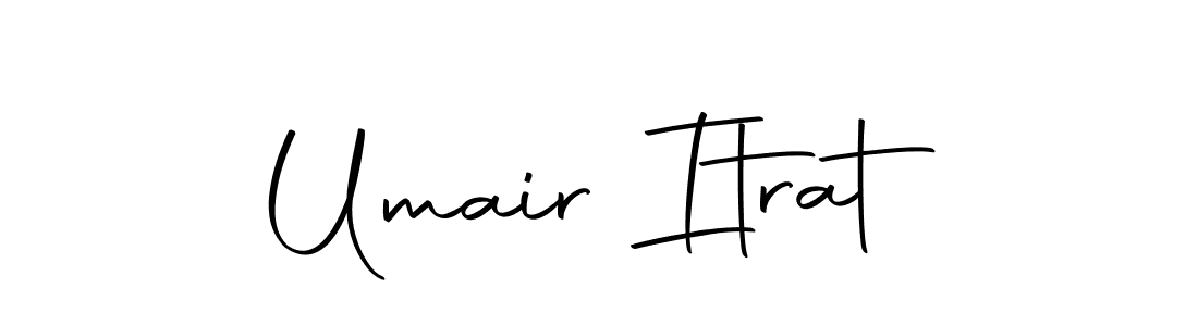 Umair Itrat stylish signature style. Best Handwritten Sign (Autography-DOLnW) for my name. Handwritten Signature Collection Ideas for my name Umair Itrat. Umair Itrat signature style 10 images and pictures png