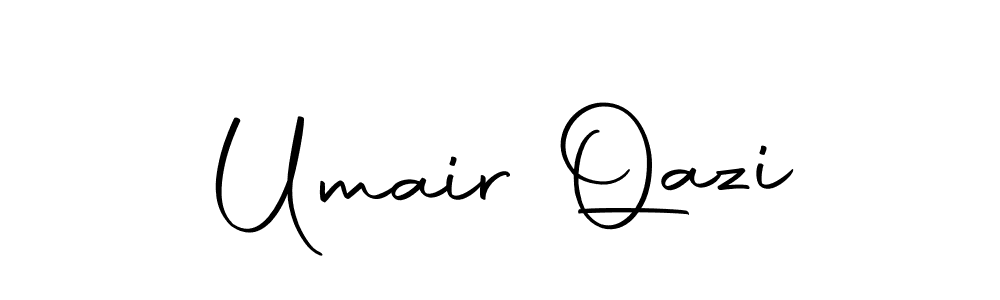 Create a beautiful signature design for name Umair Qazi. With this signature (Autography-DOLnW) fonts, you can make a handwritten signature for free. Umair Qazi signature style 10 images and pictures png