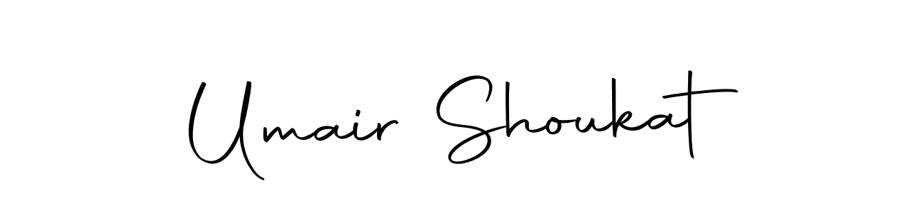 Create a beautiful signature design for name Umair Shoukat. With this signature (Autography-DOLnW) fonts, you can make a handwritten signature for free. Umair Shoukat signature style 10 images and pictures png