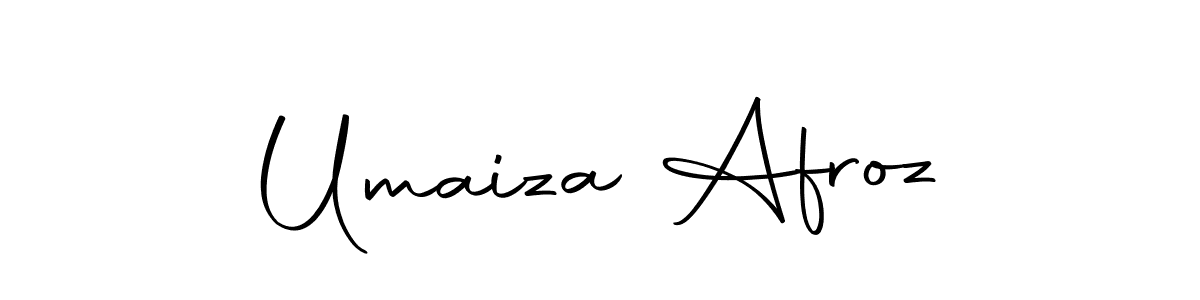 Make a beautiful signature design for name Umaiza Afroz. With this signature (Autography-DOLnW) style, you can create a handwritten signature for free. Umaiza Afroz signature style 10 images and pictures png