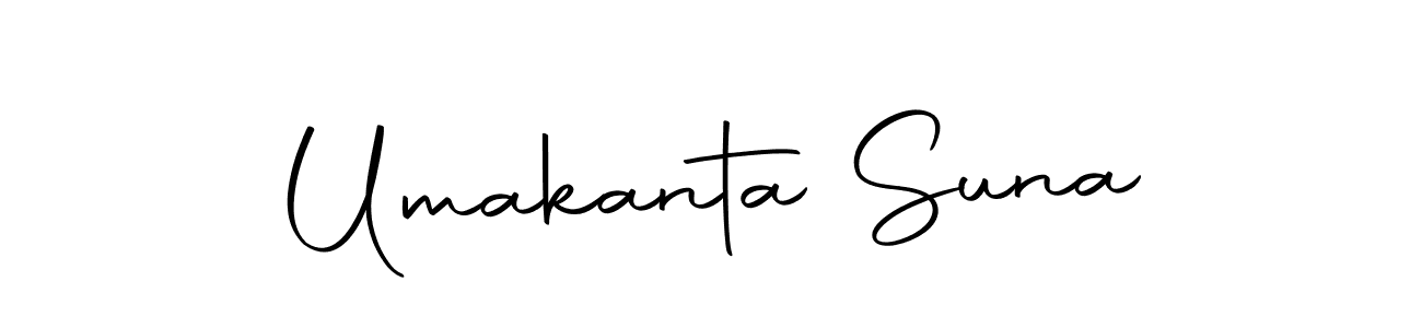 Design your own signature with our free online signature maker. With this signature software, you can create a handwritten (Autography-DOLnW) signature for name Umakanta Suna. Umakanta Suna signature style 10 images and pictures png