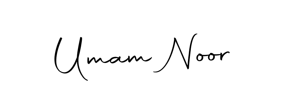 Design your own signature with our free online signature maker. With this signature software, you can create a handwritten (Autography-DOLnW) signature for name Umam Noor. Umam Noor signature style 10 images and pictures png