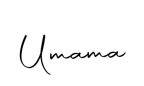 Create a beautiful signature design for name Umama. With this signature (Autography-DOLnW) fonts, you can make a handwritten signature for free. Umama signature style 10 images and pictures png
