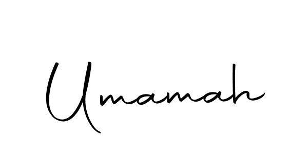 Umamah stylish signature style. Best Handwritten Sign (Autography-DOLnW) for my name. Handwritten Signature Collection Ideas for my name Umamah. Umamah signature style 10 images and pictures png
