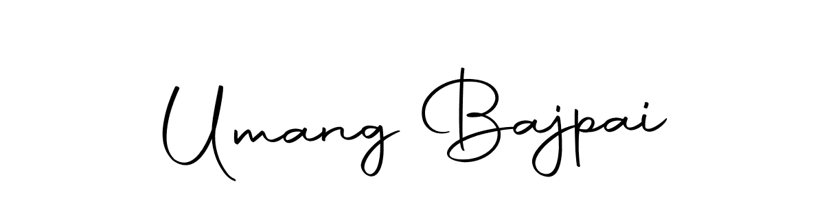 Autography-DOLnW is a professional signature style that is perfect for those who want to add a touch of class to their signature. It is also a great choice for those who want to make their signature more unique. Get Umang Bajpai name to fancy signature for free. Umang Bajpai signature style 10 images and pictures png