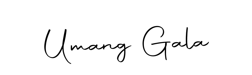 Design your own signature with our free online signature maker. With this signature software, you can create a handwritten (Autography-DOLnW) signature for name Umang Gala. Umang Gala signature style 10 images and pictures png