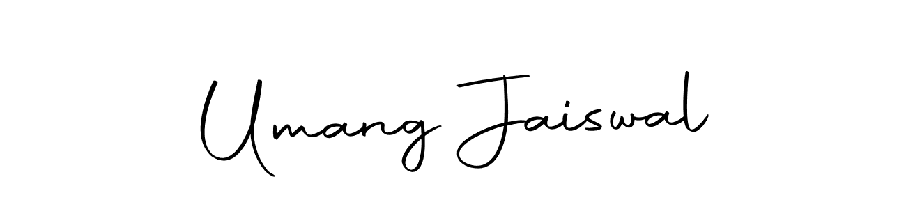 Make a beautiful signature design for name Umang Jaiswal. With this signature (Autography-DOLnW) style, you can create a handwritten signature for free. Umang Jaiswal signature style 10 images and pictures png