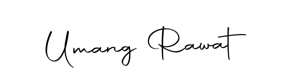 Create a beautiful signature design for name Umang Rawat. With this signature (Autography-DOLnW) fonts, you can make a handwritten signature for free. Umang Rawat signature style 10 images and pictures png