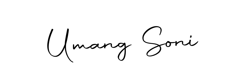 Umang Soni stylish signature style. Best Handwritten Sign (Autography-DOLnW) for my name. Handwritten Signature Collection Ideas for my name Umang Soni. Umang Soni signature style 10 images and pictures png