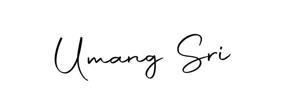 Design your own signature with our free online signature maker. With this signature software, you can create a handwritten (Autography-DOLnW) signature for name Umang Sri. Umang Sri signature style 10 images and pictures png