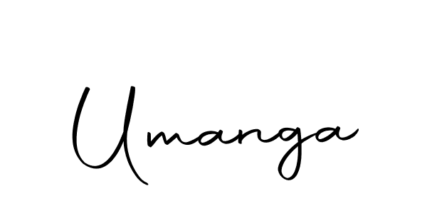 Create a beautiful signature design for name Umanga. With this signature (Autography-DOLnW) fonts, you can make a handwritten signature for free. Umanga signature style 10 images and pictures png