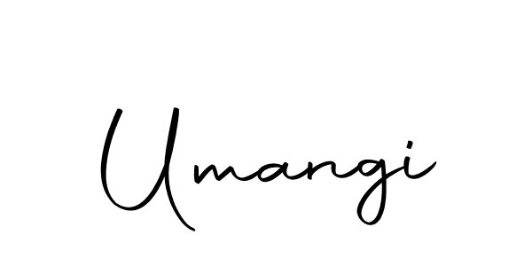 Create a beautiful signature design for name Umangi. With this signature (Autography-DOLnW) fonts, you can make a handwritten signature for free. Umangi signature style 10 images and pictures png