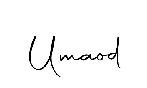 You should practise on your own different ways (Autography-DOLnW) to write your name (Umaod) in signature. don't let someone else do it for you. Umaod signature style 10 images and pictures png