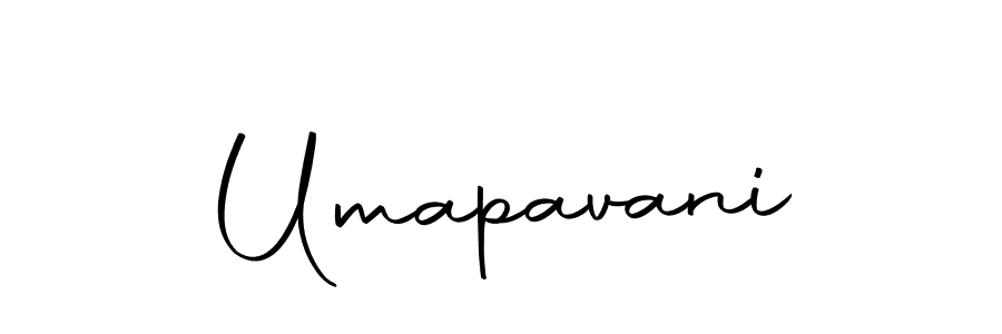 Use a signature maker to create a handwritten signature online. With this signature software, you can design (Autography-DOLnW) your own signature for name Umapavani. Umapavani signature style 10 images and pictures png