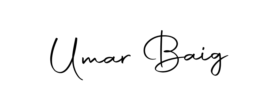 You should practise on your own different ways (Autography-DOLnW) to write your name (Umar Baig) in signature. don't let someone else do it for you. Umar Baig signature style 10 images and pictures png