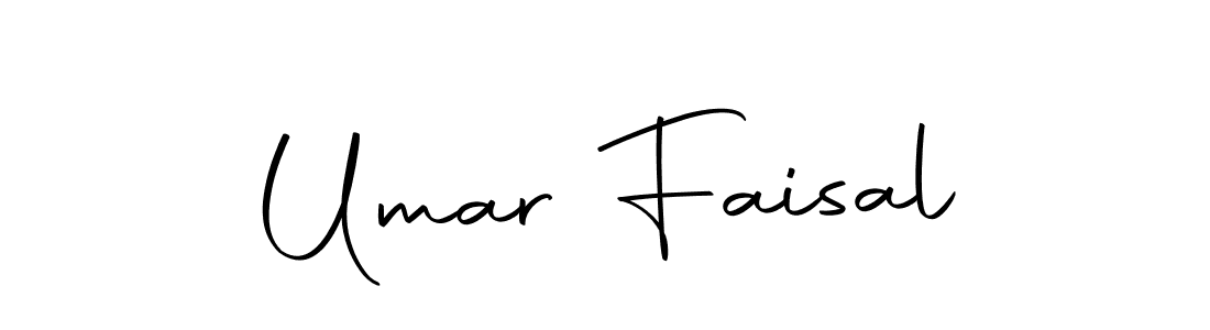 Create a beautiful signature design for name Umar Faisal. With this signature (Autography-DOLnW) fonts, you can make a handwritten signature for free. Umar Faisal signature style 10 images and pictures png