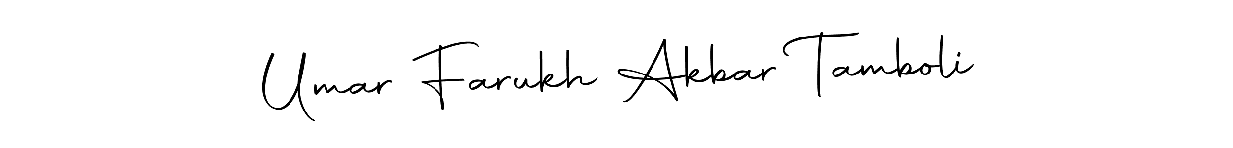 Here are the top 10 professional signature styles for the name Umar Farukh Akbar Tamboli. These are the best autograph styles you can use for your name. Umar Farukh Akbar Tamboli signature style 10 images and pictures png