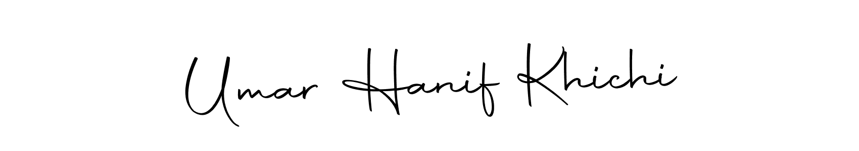 Similarly Autography-DOLnW is the best handwritten signature design. Signature creator online .You can use it as an online autograph creator for name Umar Hanif Khichi. Umar Hanif Khichi signature style 10 images and pictures png