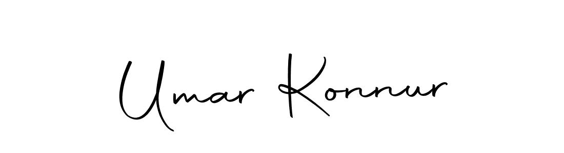 Create a beautiful signature design for name Umar Konnur. With this signature (Autography-DOLnW) fonts, you can make a handwritten signature for free. Umar Konnur signature style 10 images and pictures png