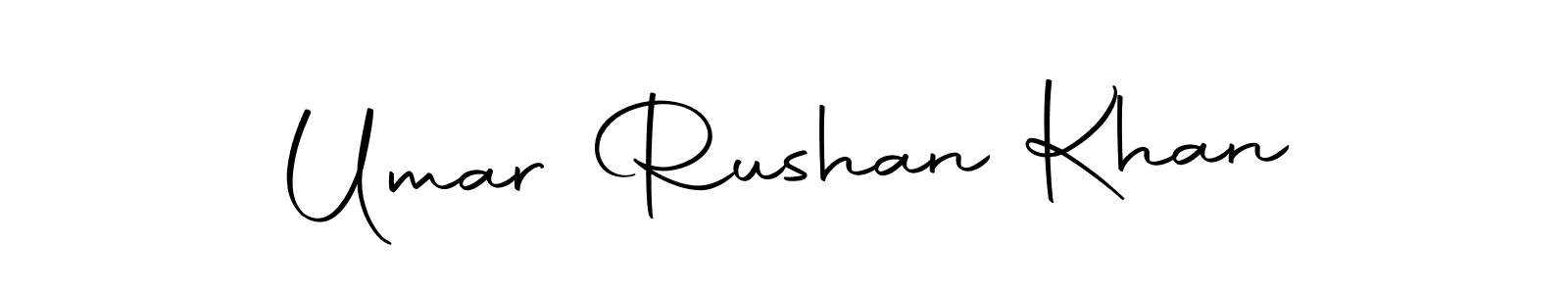 Use a signature maker to create a handwritten signature online. With this signature software, you can design (Autography-DOLnW) your own signature for name Umar Rushan Khan. Umar Rushan Khan signature style 10 images and pictures png