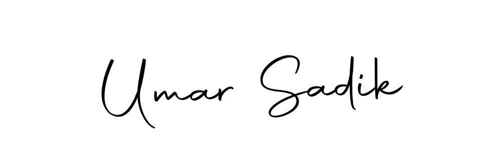 You should practise on your own different ways (Autography-DOLnW) to write your name (Umar Sadik) in signature. don't let someone else do it for you. Umar Sadik signature style 10 images and pictures png