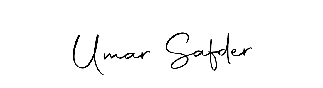 How to make Umar Safder name signature. Use Autography-DOLnW style for creating short signs online. This is the latest handwritten sign. Umar Safder signature style 10 images and pictures png