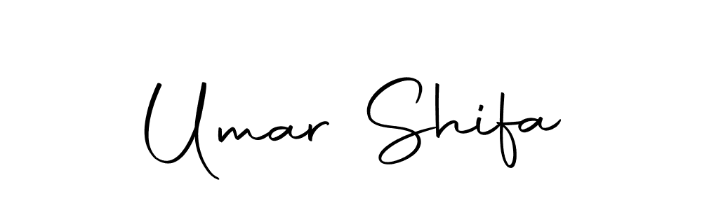 You should practise on your own different ways (Autography-DOLnW) to write your name (Umar Shifa) in signature. don't let someone else do it for you. Umar Shifa signature style 10 images and pictures png