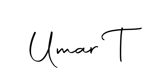 Similarly Autography-DOLnW is the best handwritten signature design. Signature creator online .You can use it as an online autograph creator for name Umar T. Umar T signature style 10 images and pictures png