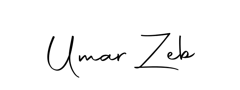 if you are searching for the best signature style for your name Umar Zeb. so please give up your signature search. here we have designed multiple signature styles  using Autography-DOLnW. Umar Zeb signature style 10 images and pictures png