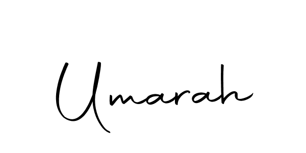 Make a beautiful signature design for name Umarah. With this signature (Autography-DOLnW) style, you can create a handwritten signature for free. Umarah signature style 10 images and pictures png