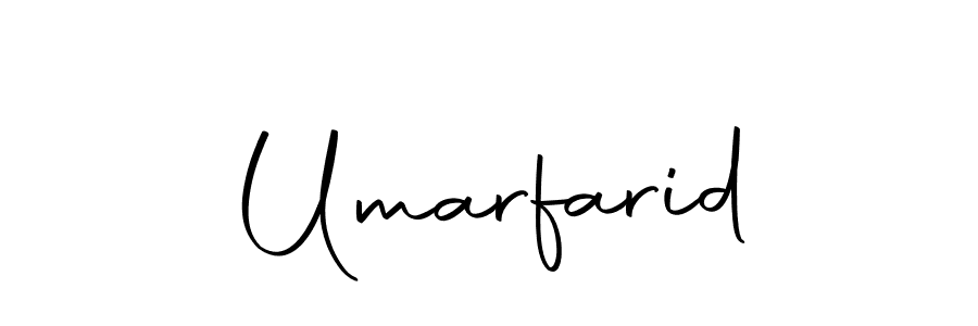 Make a beautiful signature design for name Umarfarid. With this signature (Autography-DOLnW) style, you can create a handwritten signature for free. Umarfarid signature style 10 images and pictures png