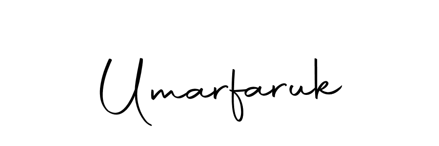 How to make Umarfaruk name signature. Use Autography-DOLnW style for creating short signs online. This is the latest handwritten sign. Umarfaruk signature style 10 images and pictures png