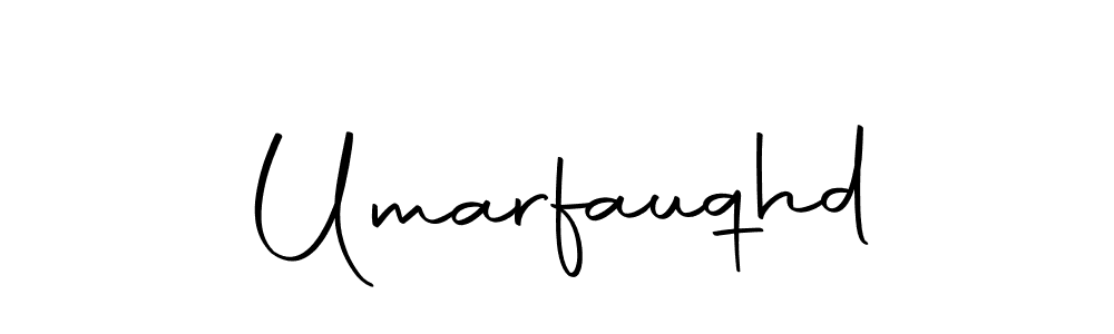 Make a beautiful signature design for name Umarfauqhd. With this signature (Autography-DOLnW) style, you can create a handwritten signature for free. Umarfauqhd signature style 10 images and pictures png