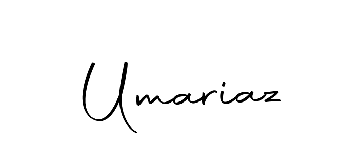 How to make Umariaz name signature. Use Autography-DOLnW style for creating short signs online. This is the latest handwritten sign. Umariaz signature style 10 images and pictures png