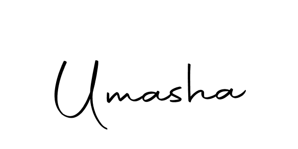 Create a beautiful signature design for name Umasha. With this signature (Autography-DOLnW) fonts, you can make a handwritten signature for free. Umasha signature style 10 images and pictures png