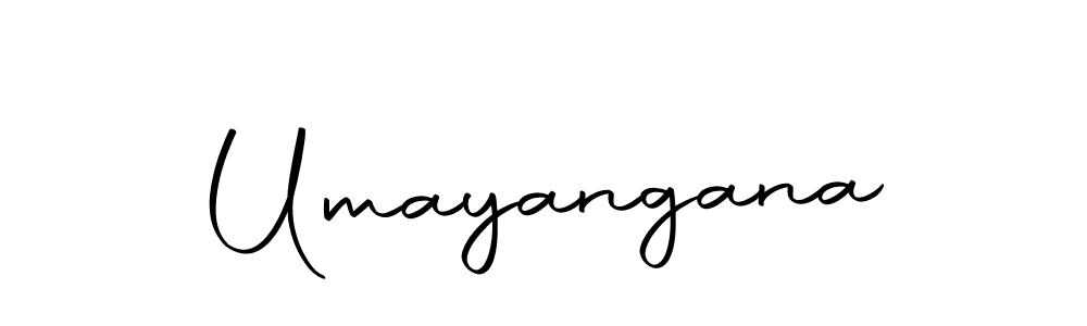 Make a beautiful signature design for name Umayangana. With this signature (Autography-DOLnW) style, you can create a handwritten signature for free. Umayangana signature style 10 images and pictures png