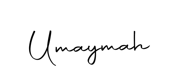 You should practise on your own different ways (Autography-DOLnW) to write your name (Umaymah) in signature. don't let someone else do it for you. Umaymah signature style 10 images and pictures png