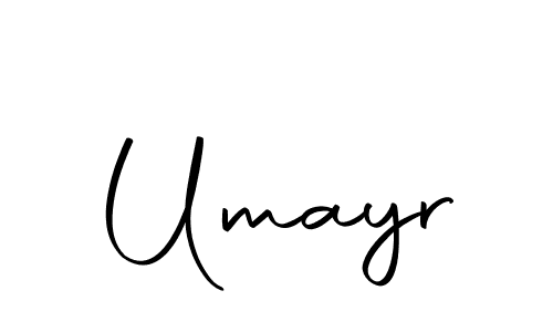 You should practise on your own different ways (Autography-DOLnW) to write your name (Umayr) in signature. don't let someone else do it for you. Umayr signature style 10 images and pictures png