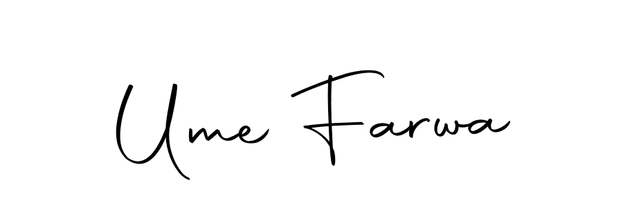 Once you've used our free online signature maker to create your best signature Autography-DOLnW style, it's time to enjoy all of the benefits that Ume Farwa name signing documents. Ume Farwa signature style 10 images and pictures png