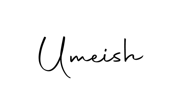 The best way (Autography-DOLnW) to make a short signature is to pick only two or three words in your name. The name Umeish include a total of six letters. For converting this name. Umeish signature style 10 images and pictures png