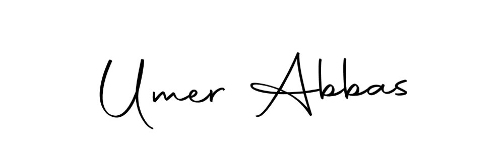 Make a beautiful signature design for name Umer Abbas. Use this online signature maker to create a handwritten signature for free. Umer Abbas signature style 10 images and pictures png