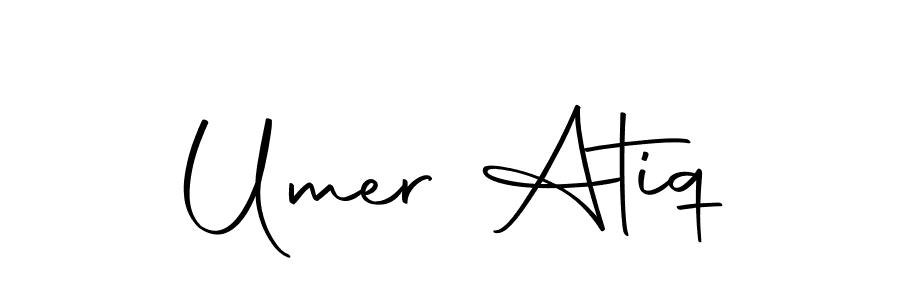 This is the best signature style for the Umer Atiq name. Also you like these signature font (Autography-DOLnW). Mix name signature. Umer Atiq signature style 10 images and pictures png