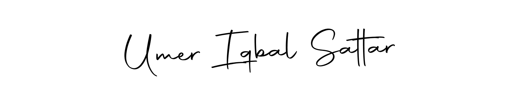 Make a beautiful signature design for name Umer Iqbal Sattar. With this signature (Autography-DOLnW) style, you can create a handwritten signature for free. Umer Iqbal Sattar signature style 10 images and pictures png