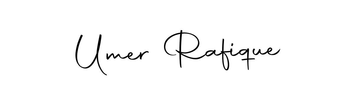 Create a beautiful signature design for name Umer Rafique. With this signature (Autography-DOLnW) fonts, you can make a handwritten signature for free. Umer Rafique signature style 10 images and pictures png