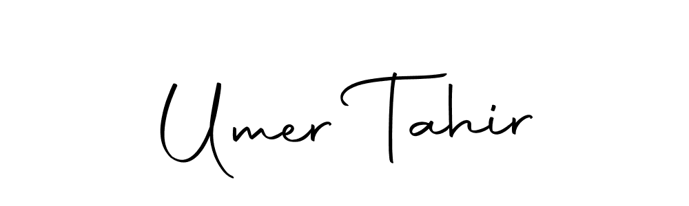 Design your own signature with our free online signature maker. With this signature software, you can create a handwritten (Autography-DOLnW) signature for name Umer Tahir. Umer Tahir signature style 10 images and pictures png