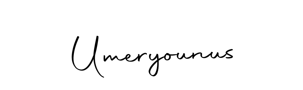 You should practise on your own different ways (Autography-DOLnW) to write your name (Umeryounus) in signature. don't let someone else do it for you. Umeryounus signature style 10 images and pictures png