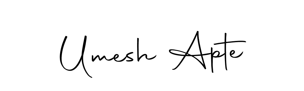 How to make Umesh Apte signature? Autography-DOLnW is a professional autograph style. Create handwritten signature for Umesh Apte name. Umesh Apte signature style 10 images and pictures png